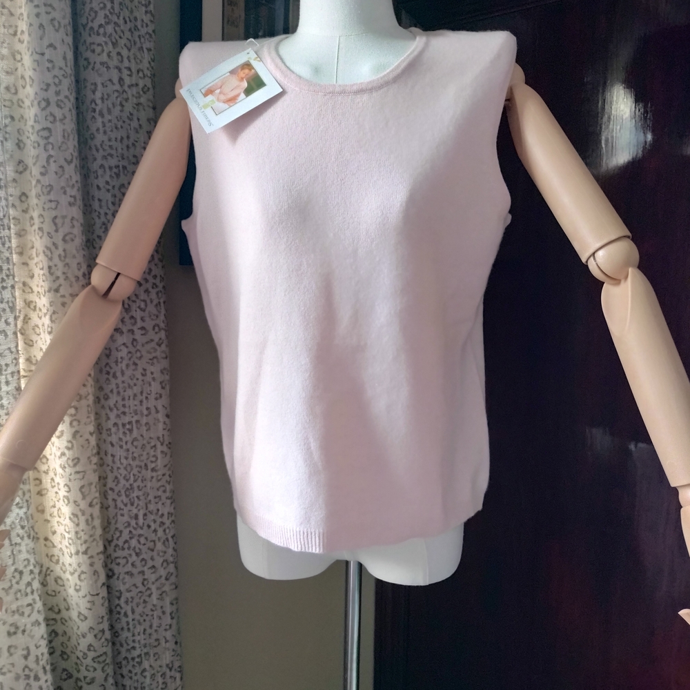 Elegant Pink Sleeveless Top